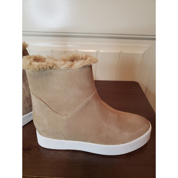 Blondo Womens Haven Waterproof Suede Boots B3496 Sand size 6 M NWT No Box - Picture 5 of 12